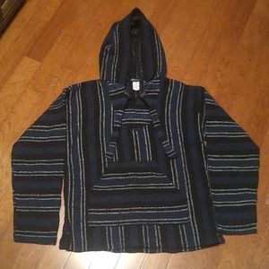 Pullover Hooded Pancho